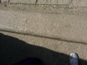 One of many granite lintle's one passes over as entering deeper into the temple. Frequency changes abound.