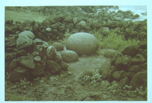 The most sacred object as shown to David Hatchess-Childress was a stone sphere.